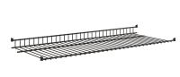 Баско Прихожая Полка сотовая L800, (750х300х) /Черный