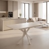 Стол кухонный Касабланка-1С PVC белый/White marble