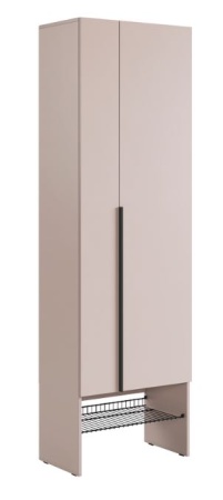 Баско Прихожая Шкаф двухдверный L600, (600х349х1950) /Кашемир