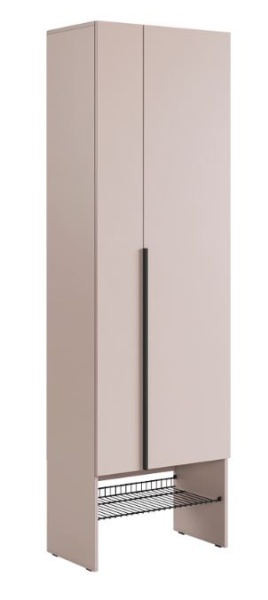 Баско Прихожая Шкаф двухдверный L600, (600х349х1950) /Кашемир