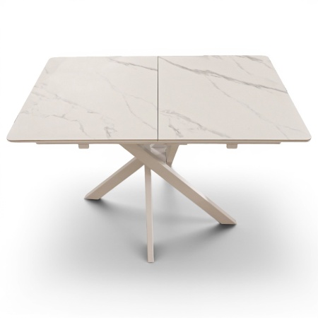 Стол кухонный Касабланка-1С PVC белый/White marble