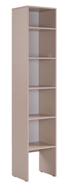 Баско Прихожая Шкаф однодверный L400, (400х349х1950) /Кашемир