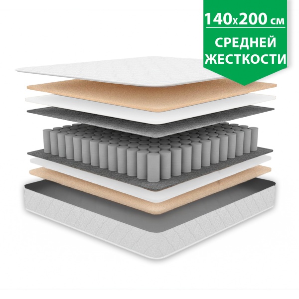 Матрас 140х200 "КОМФОрт- 1"